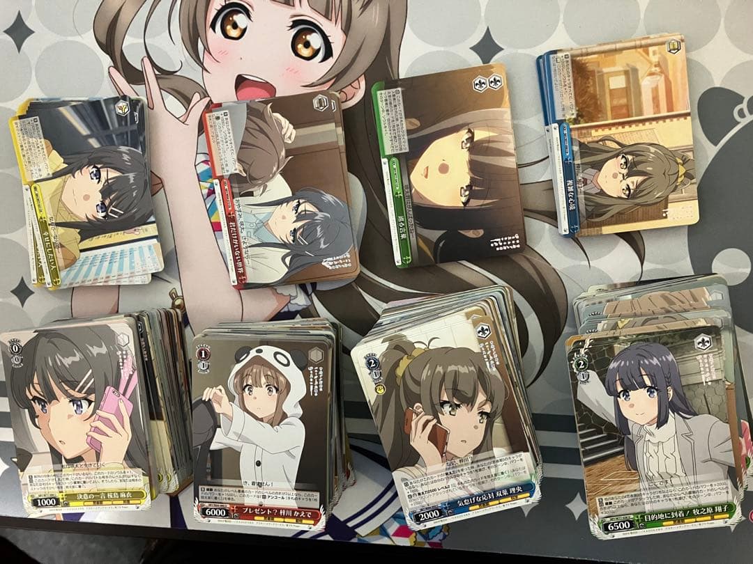 ヴァイスシュバルツ　青春ブタ野郎シリーズ　最新弾RR以下4コン ＋α