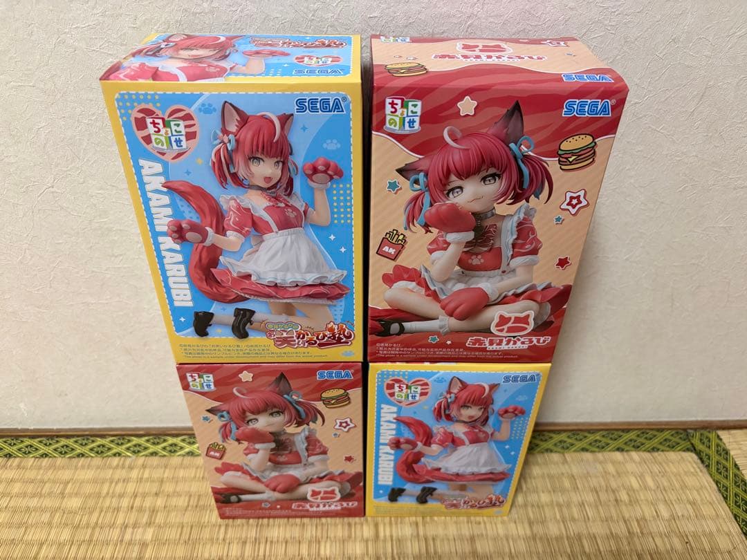 ちょこのせ フィギュア 赤見かるび 4個