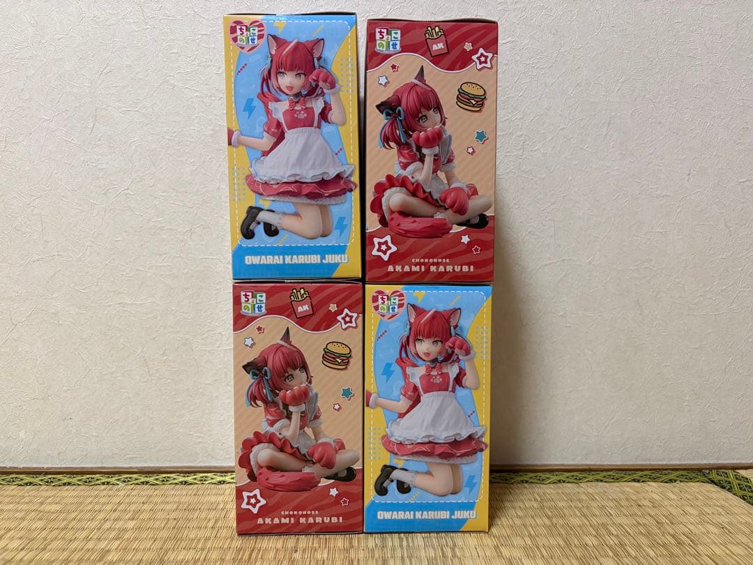 ちょこのせ フィギュア 赤見かるび 4個