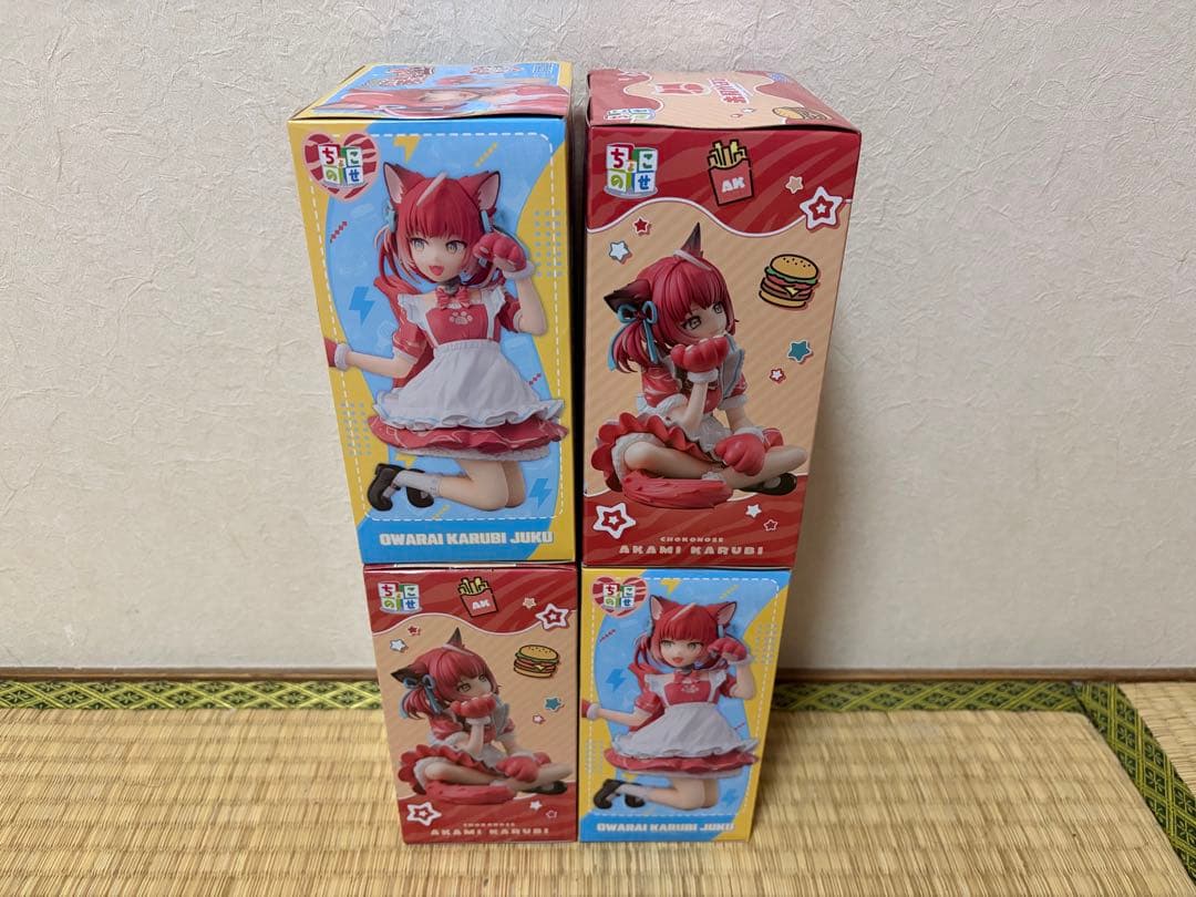 ちょこのせ フィギュア 赤見かるび 4個