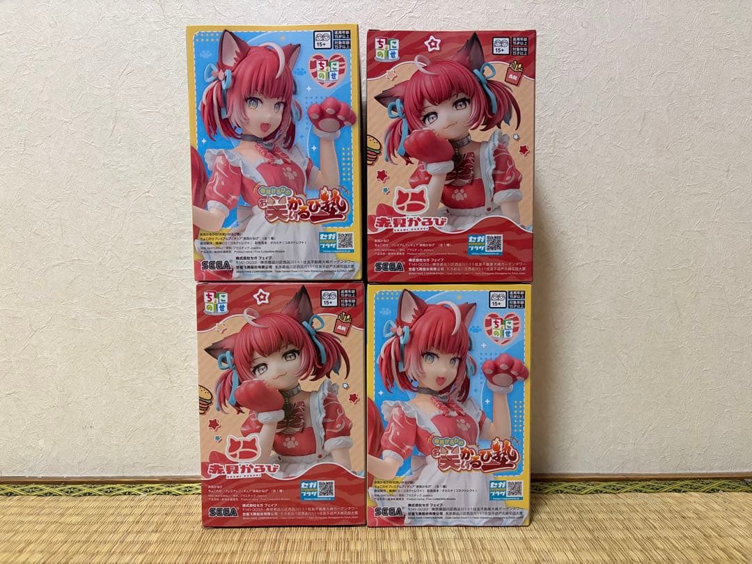 ちょこのせ フィギュア 赤見かるび 4個