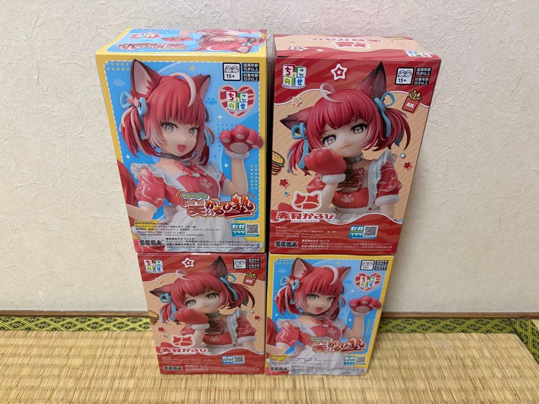 ちょこのせ フィギュア 赤見かるび 4個
