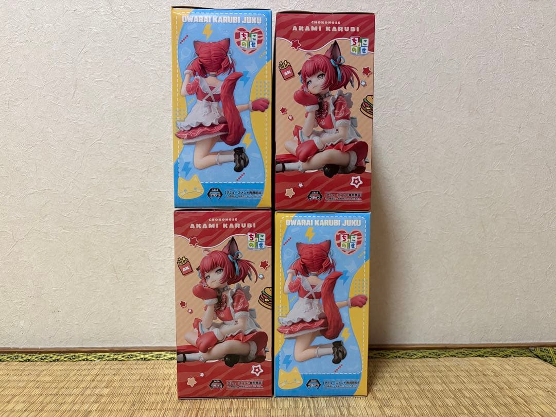 ちょこのせ フィギュア 赤見かるび 4個