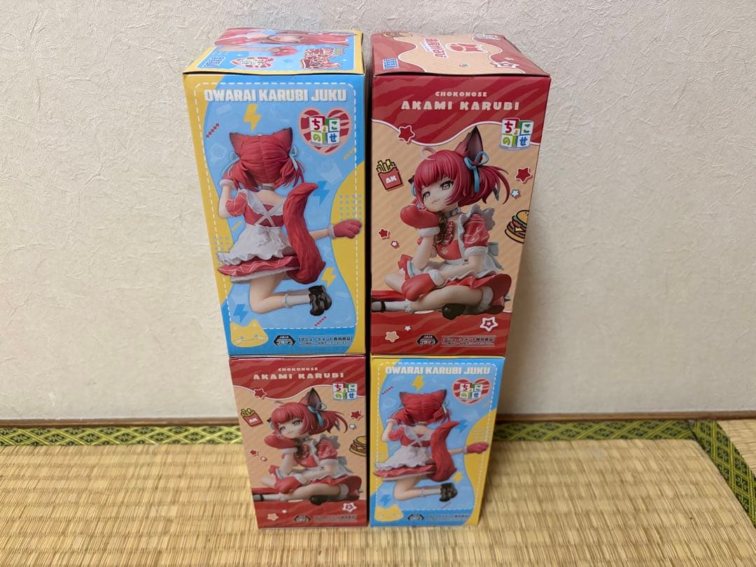 ちょこのせ フィギュア 赤見かるび 4個