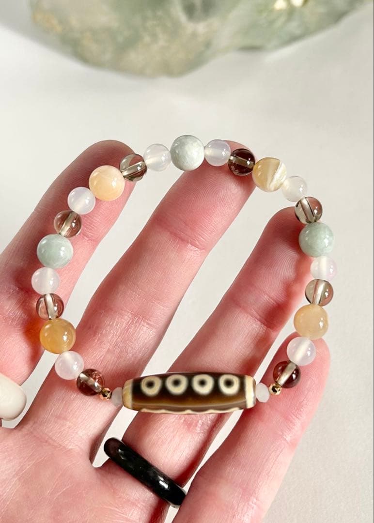 ★★★ 霊石 ★★★　　七眼天珠　ブレスレット / 腕念珠