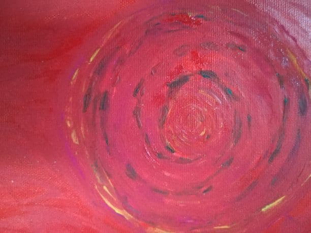 絵画「太陽 No001」