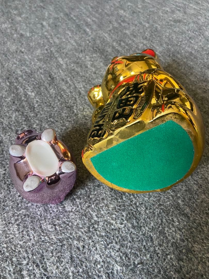 招き猫貯金箱　ブタ貯金箱　セット