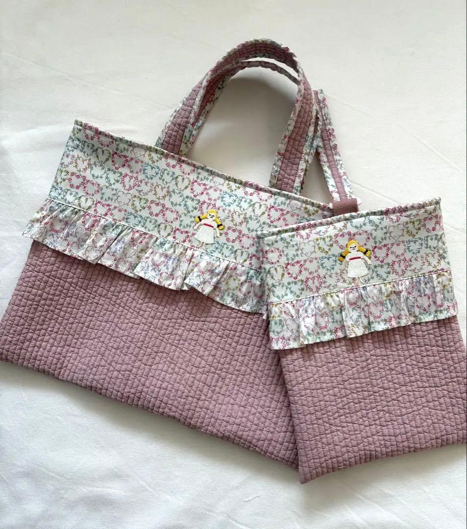 2424さま　専用ページ　リバティ　ハンドメイド　レッスンバッグ