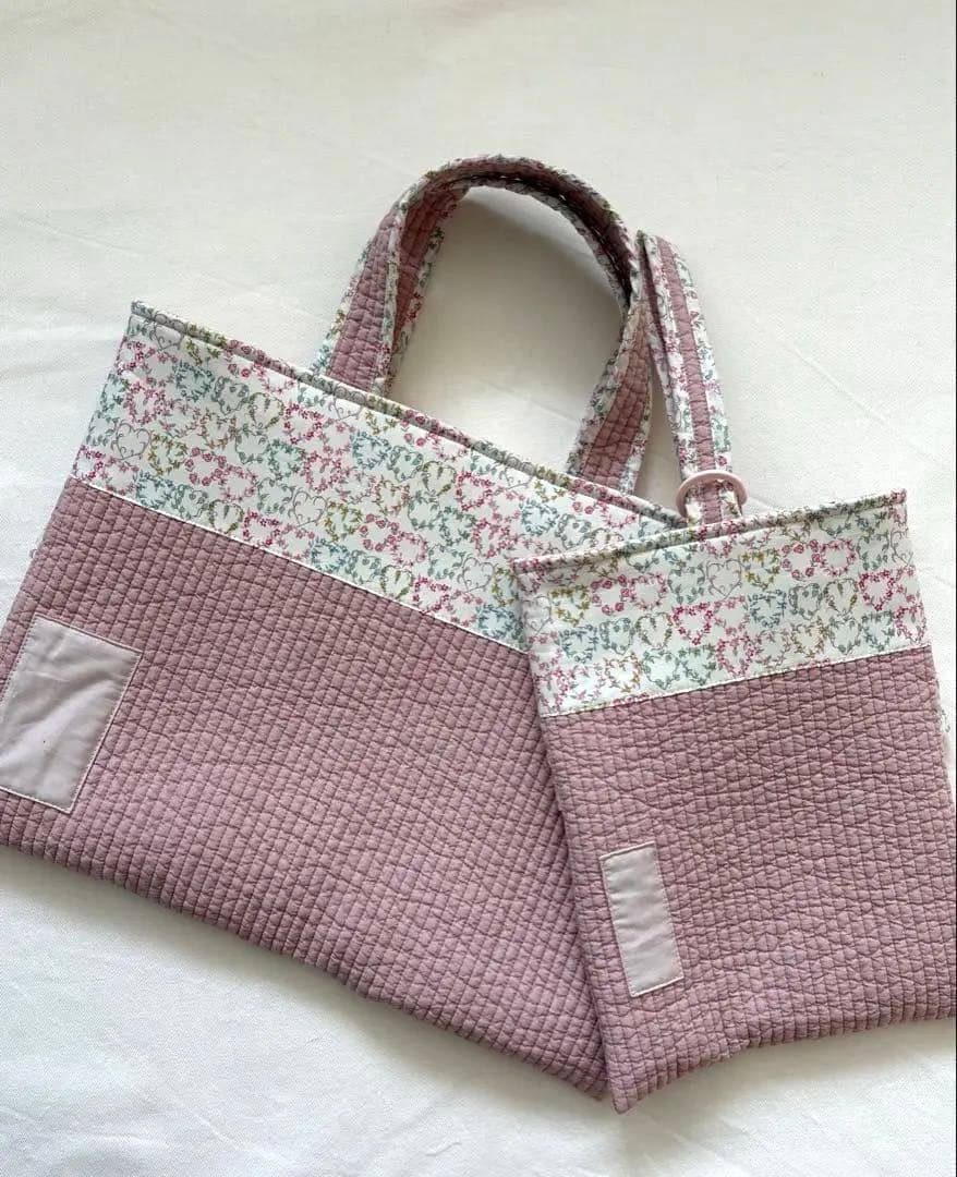 2424さま　専用ページ　リバティ　ハンドメイド　レッスンバッグ