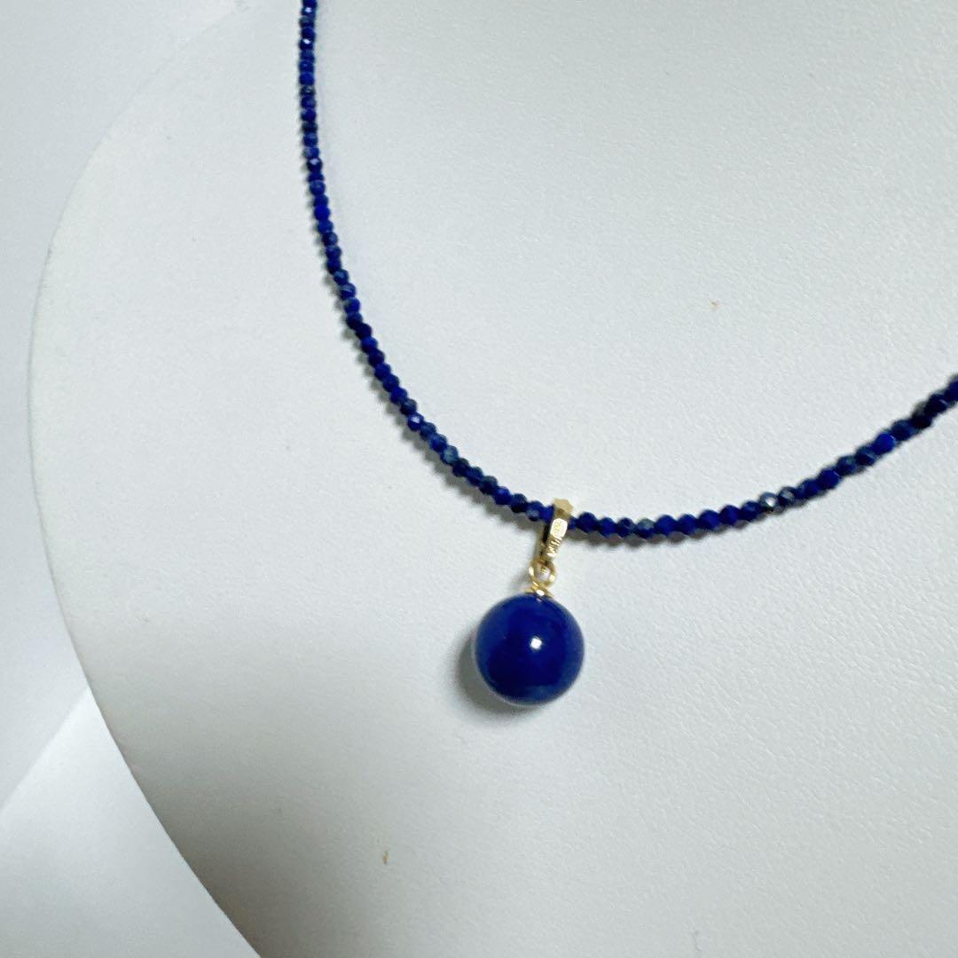 ラピスラズリペンダントネックレスNO25-2537