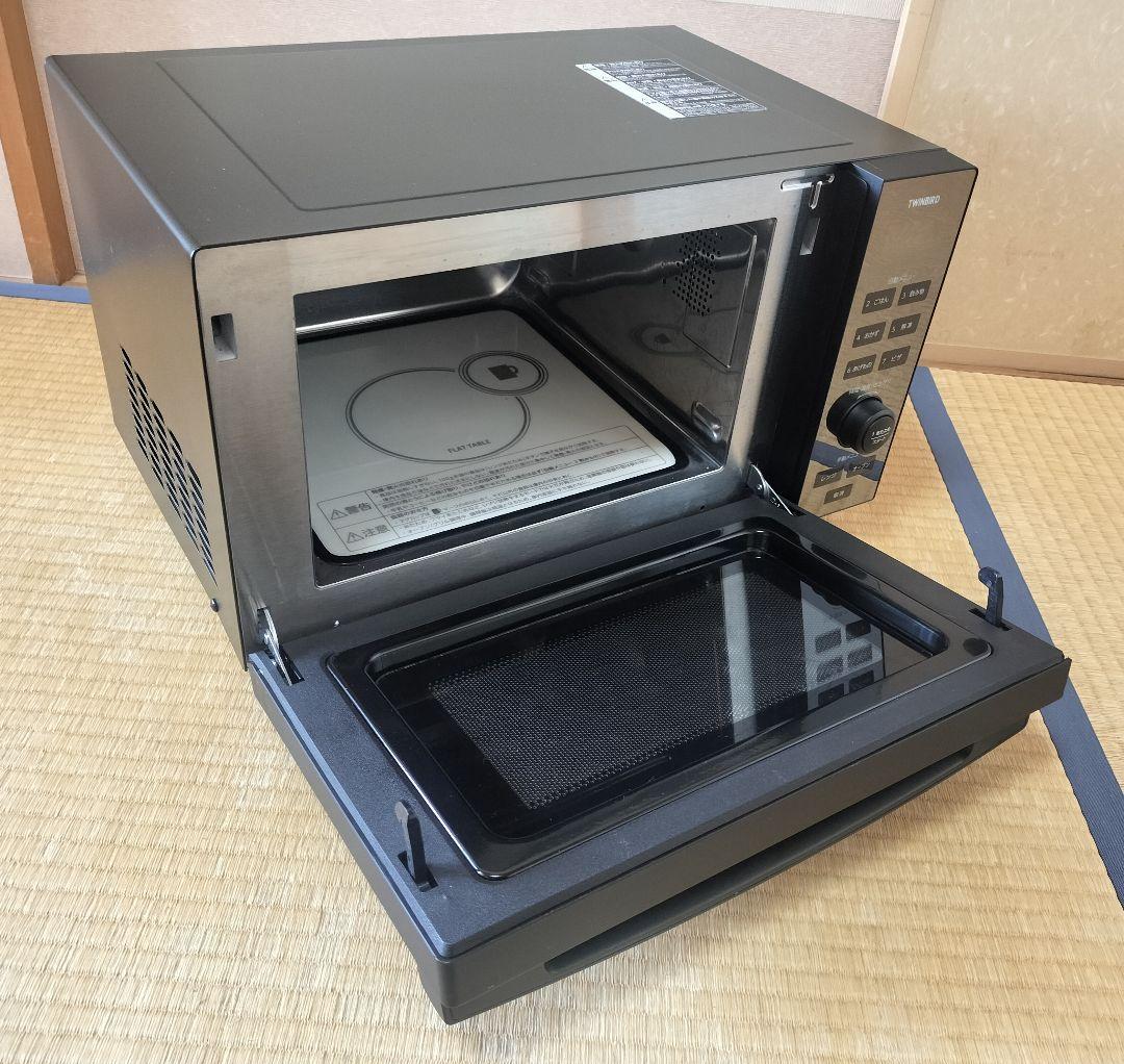 2023年製 ツインバード18Lオーブンレンジ フラットテーブル DR-E857