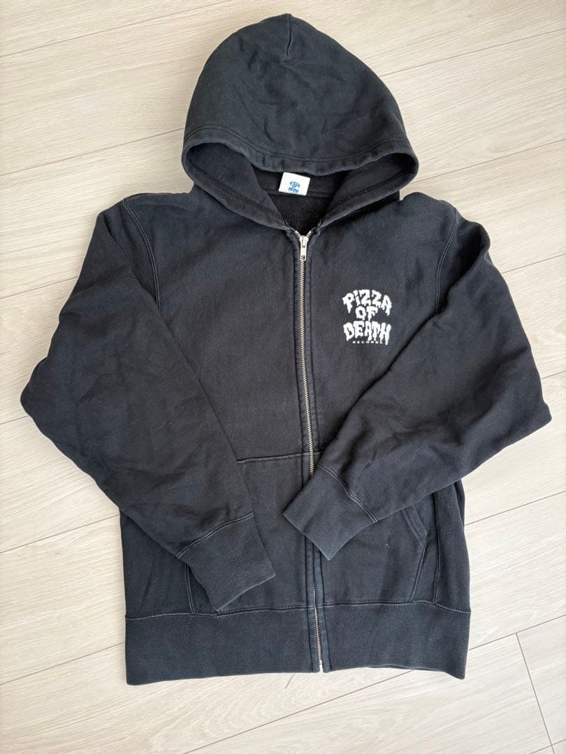 PIZZA OF DEATH フード付きジップパーカー