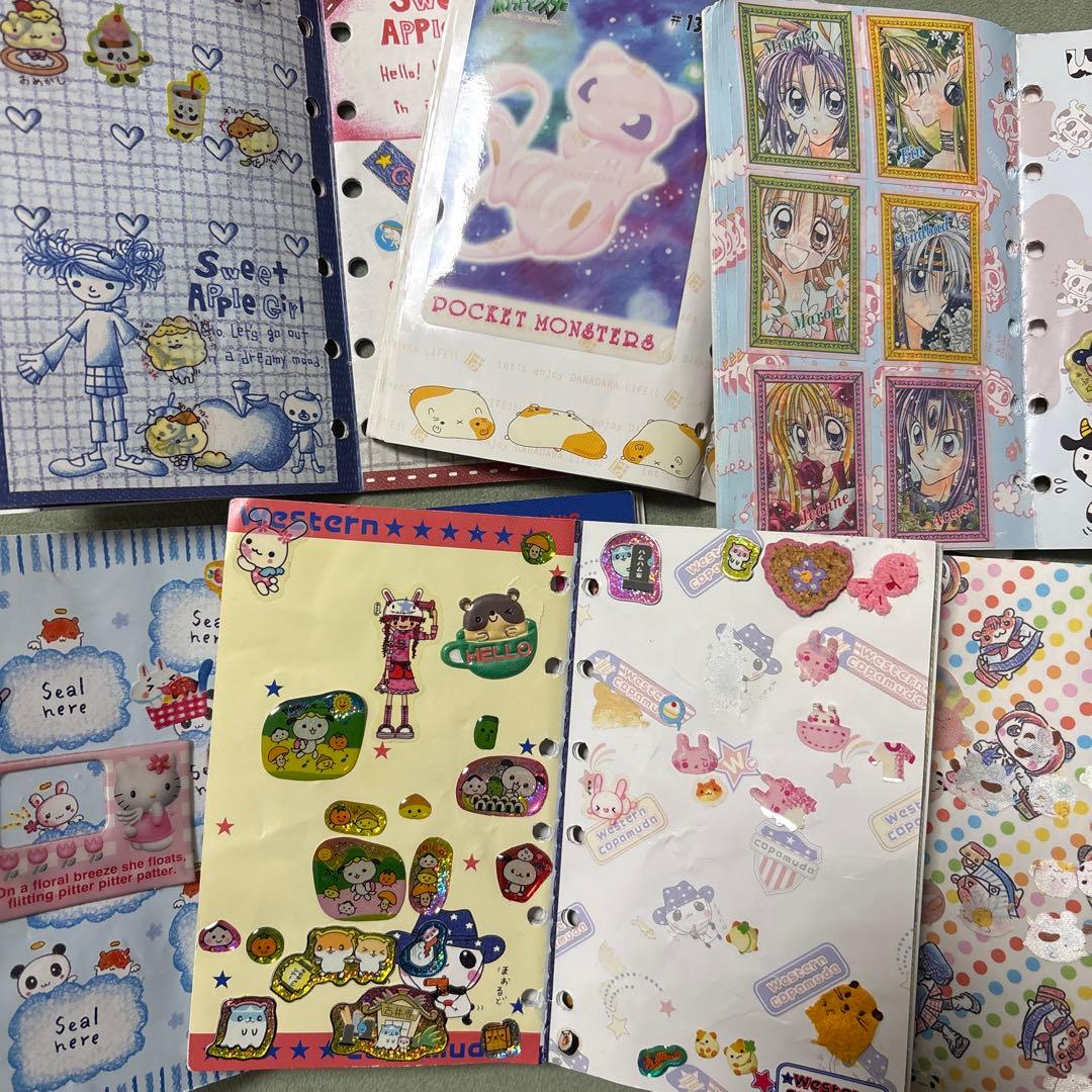 平成　シール手帳　6冊　シール付き