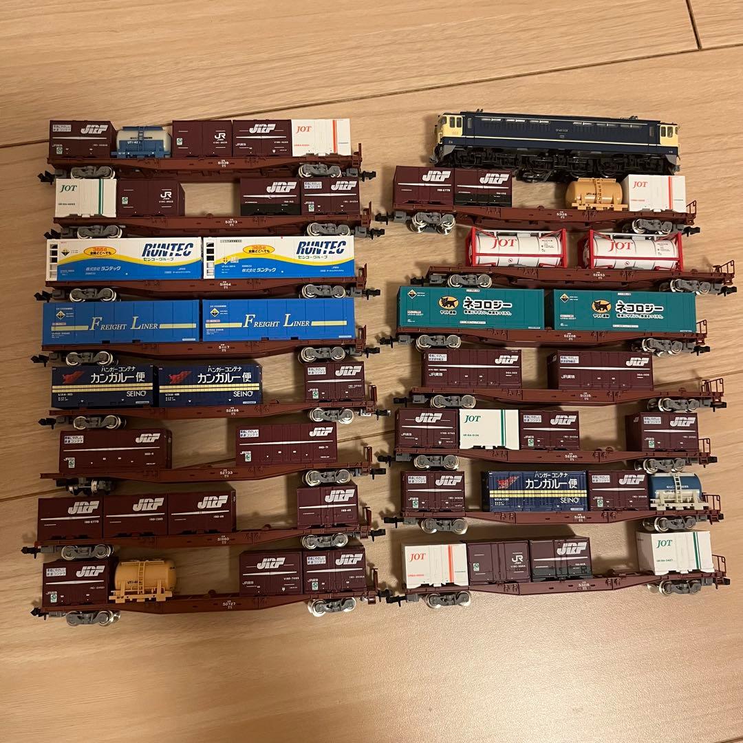 Nゲージ鉄道模型 貨物車両セット