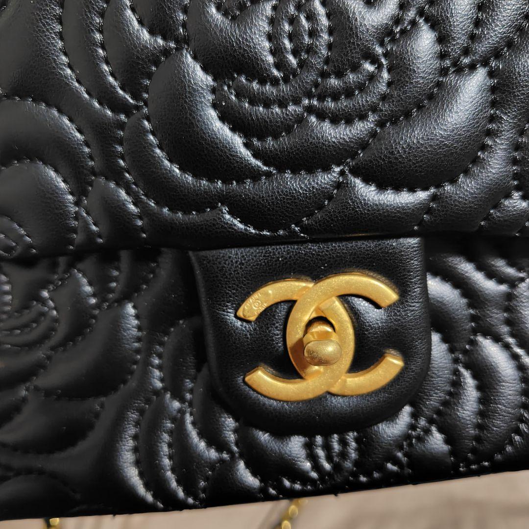 ♡CHANEL♡ ブラックレザー バッグ✨美品✨