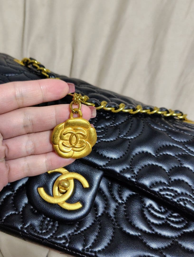 ♡CHANEL♡ ブラックレザー バッグ✨美品✨