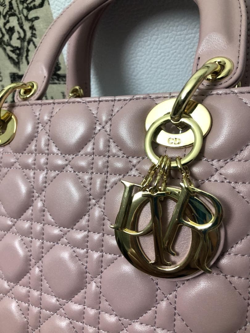 Lady Dior バッグ　ミニ　ピンクレディディオール-