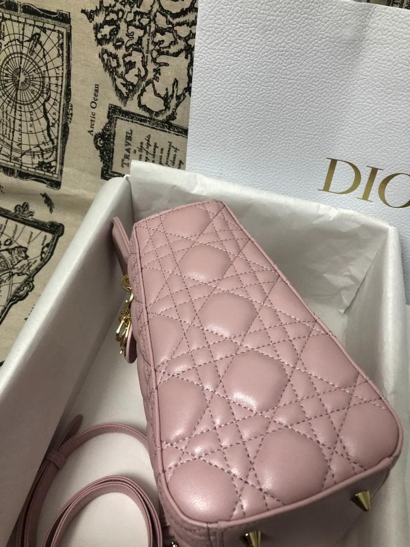 Lady Dior バッグ　ミニ　ピンクレディディオール-