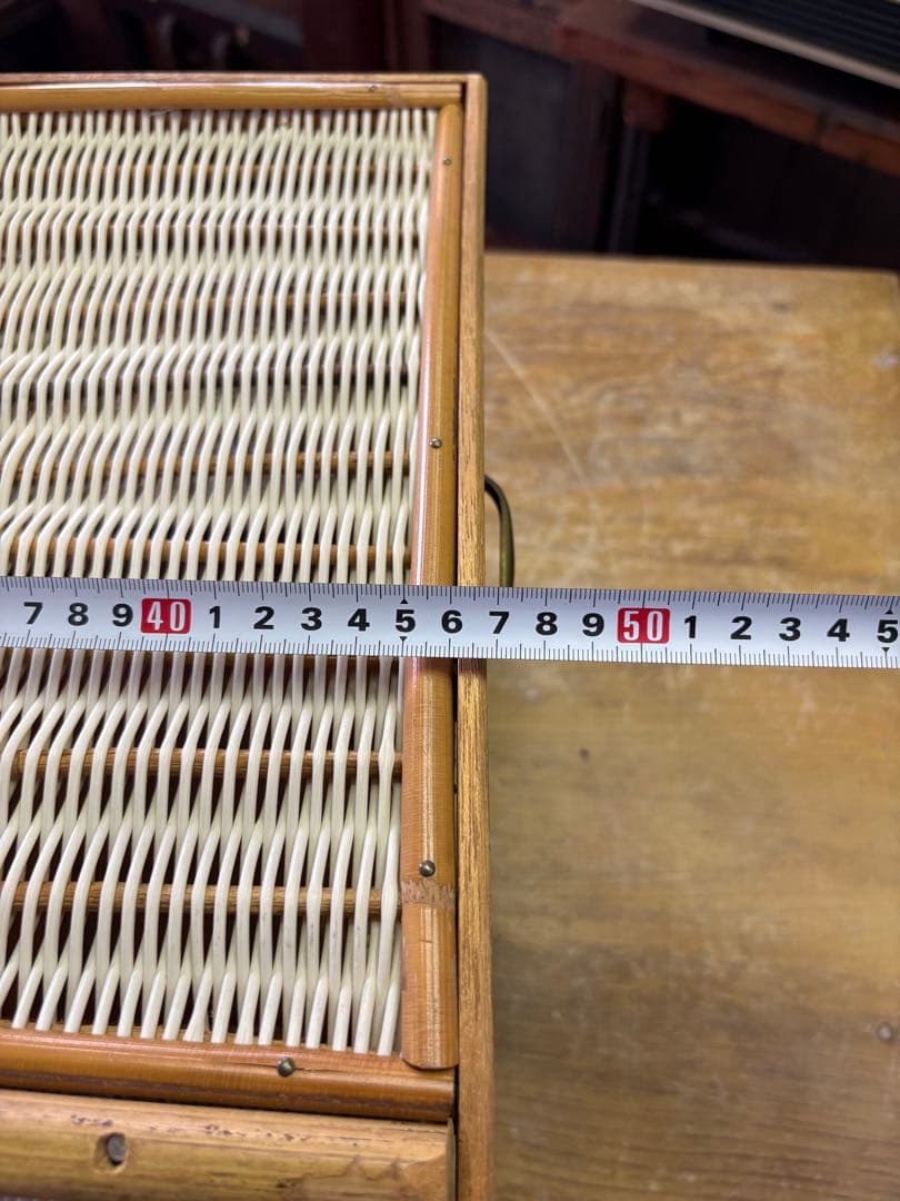 昭和レトロ　収納バスケット レトロラック　レトロインテリア　小物入れ