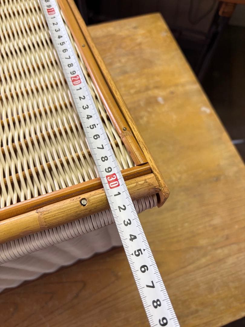 昭和レトロ　収納バスケット レトロラック　レトロインテリア　小物入れ