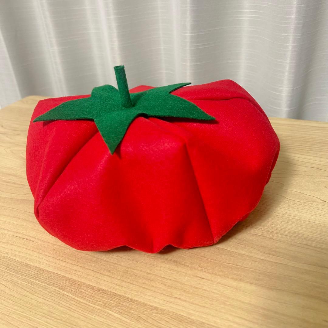 フェルトの帽子　くだもの　野菜