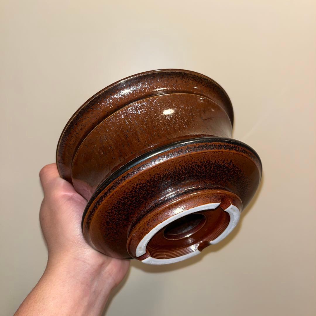 XL SIZE 盆栽 作家鉢 陶器 真柏 糸魚川真柏 皐月 五葉松 黒松 長寿梅