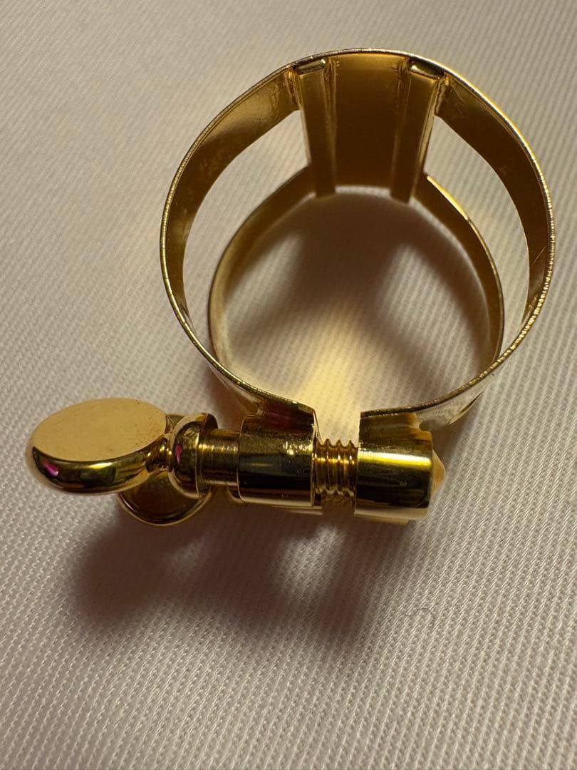 ボナード　アルトサクソフォン　ゴールドプレートリガチャー　美品