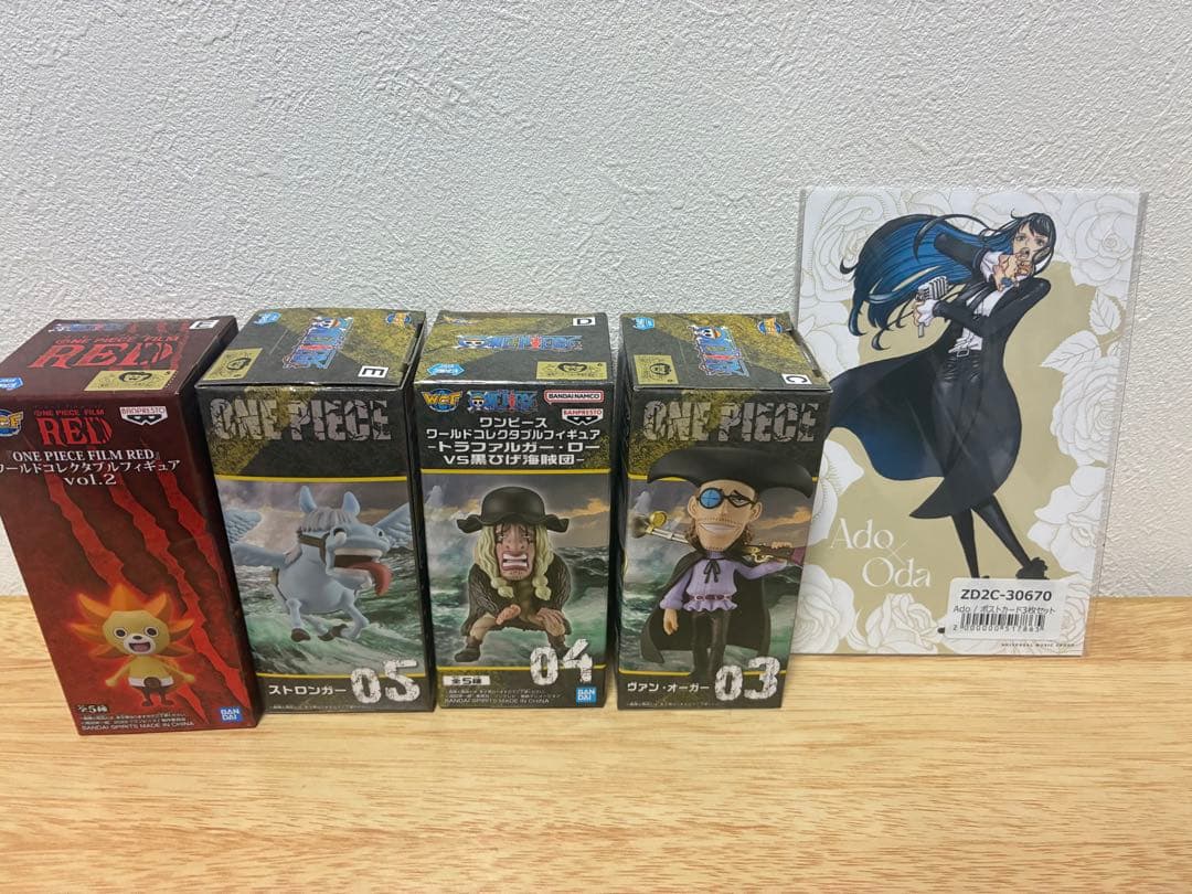 ワンピース　ワーコレ　Ado 黒ひげ海賊団　麦わら海賊団　開封品セット