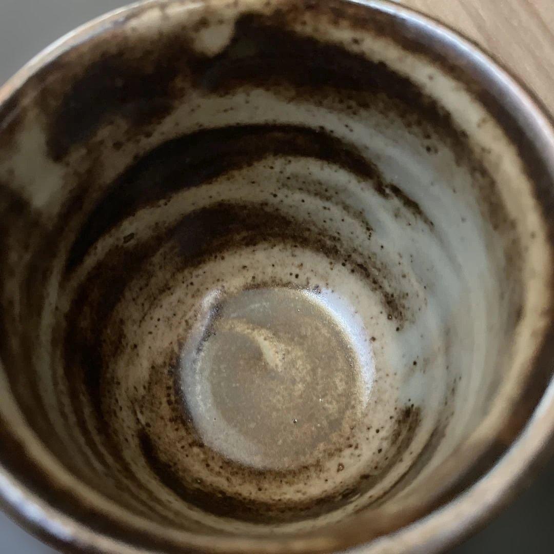 限定値下げ　人間国宝　島岡達三　益子焼　夫婦湯呑