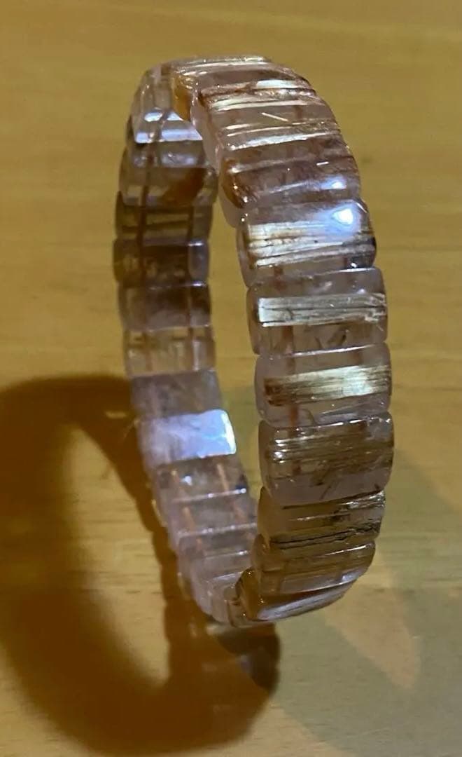 ルチルクォーツ　ブレスレット　バングル