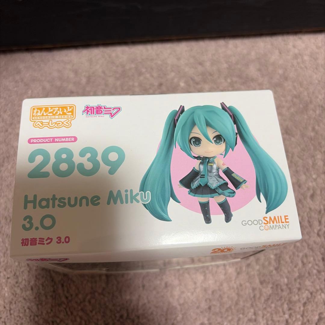 『新品未開封』ねんどろいど 初音ミク 3.0 べーしっく 2839