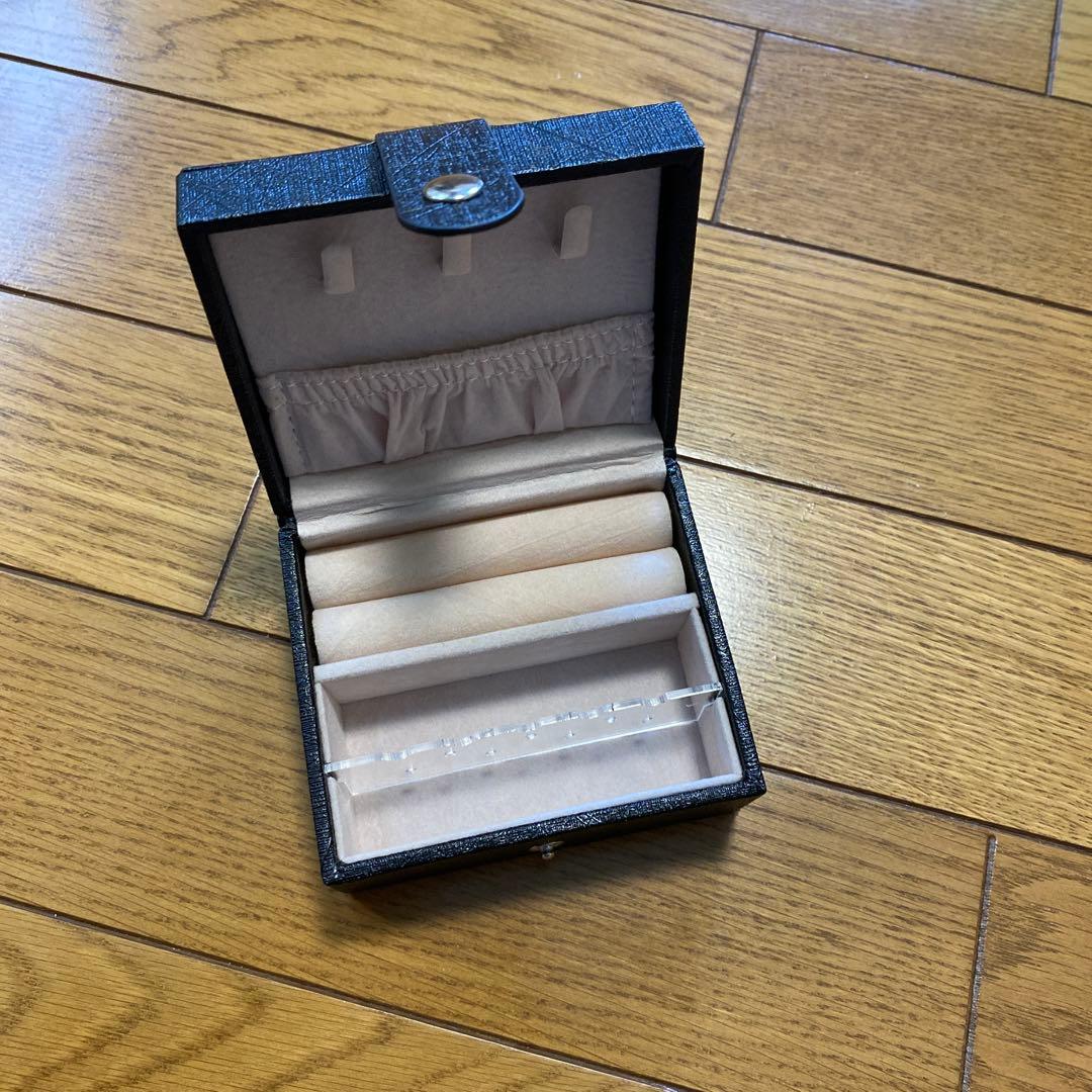 大容量　ブラック　黒　引き出し　ジュエリーボックス　アクセサリーケース　収納