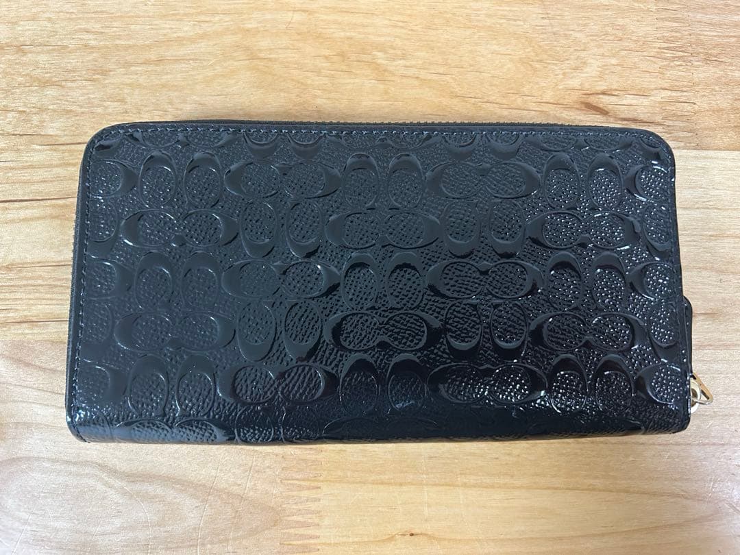 coach 長財布 ブラック