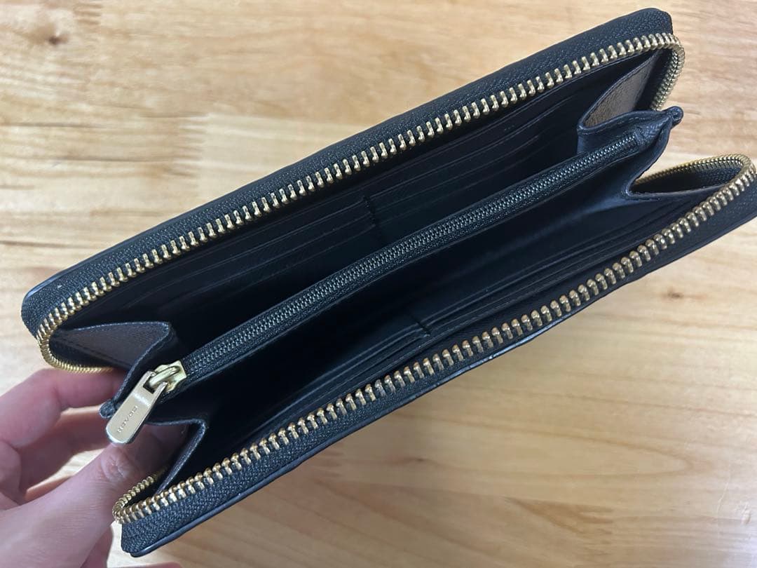 coach 長財布 ブラック