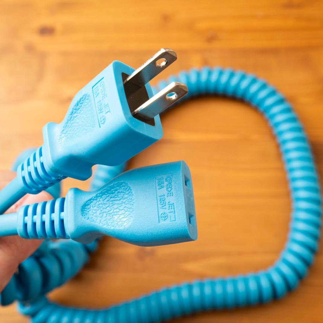 【長岡特殊電線】カーリータップ4本セット（1.3m〜3m）