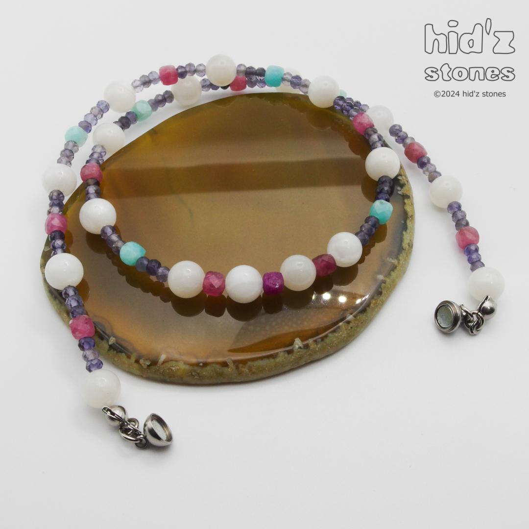 ◆一点もの天然石ネックレス:MSCm-010