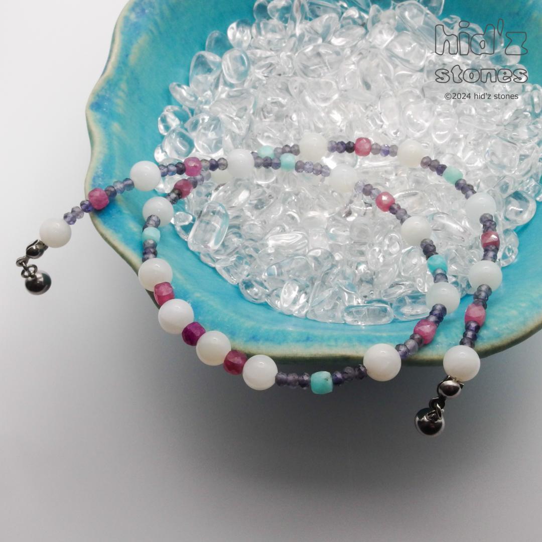 ◆一点もの天然石ネックレス:MSCm-010