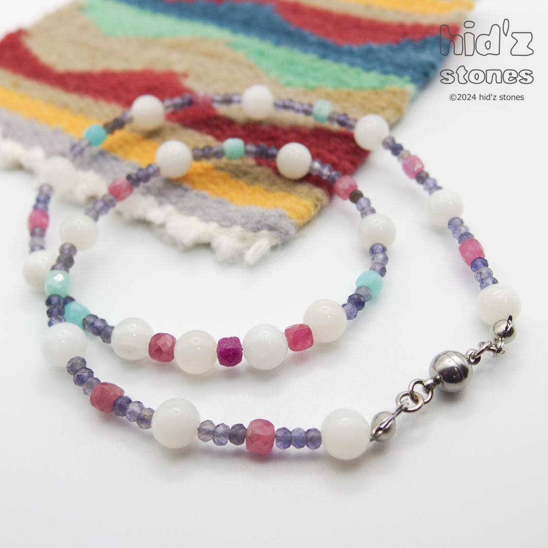 ◆一点もの天然石ネックレス:MSCm-010