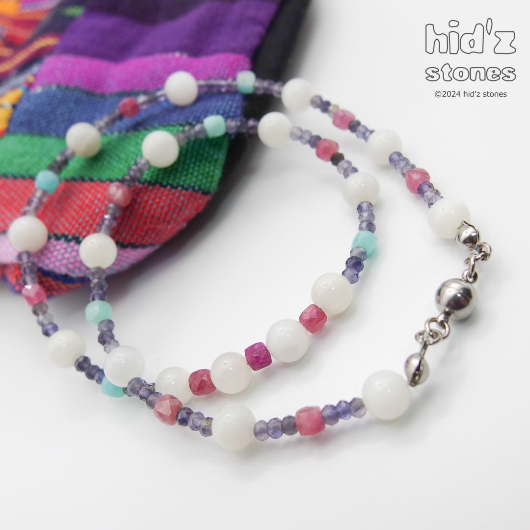 ◆一点もの天然石ネックレス:MSCm-010