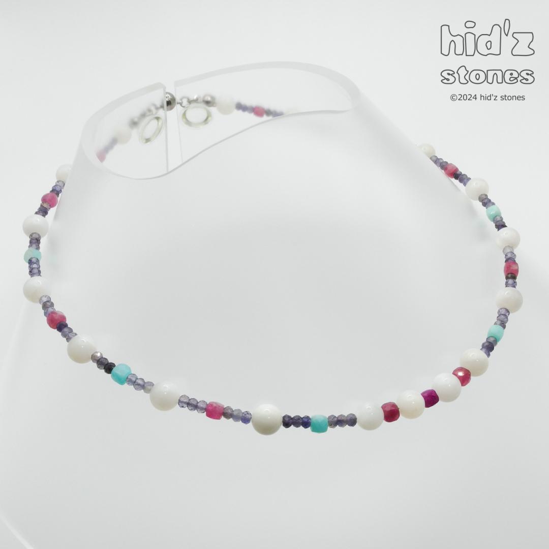 ◆一点もの天然石ネックレス:MSCm-010