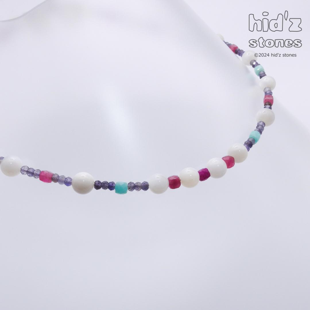 ◆一点もの天然石ネックレス:MSCm-010