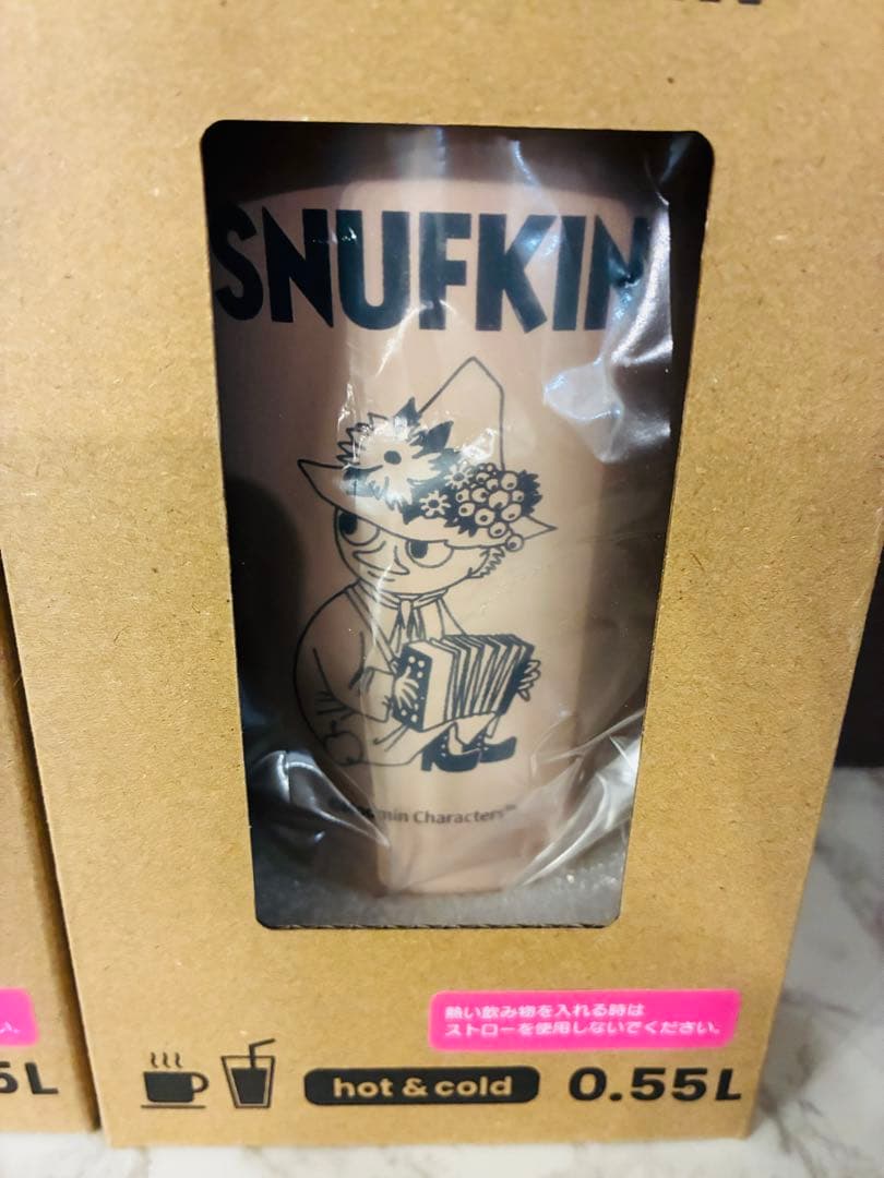 【新品・未開封】MOOMIN ステンレスタンブラー 0.55L ストロー付き