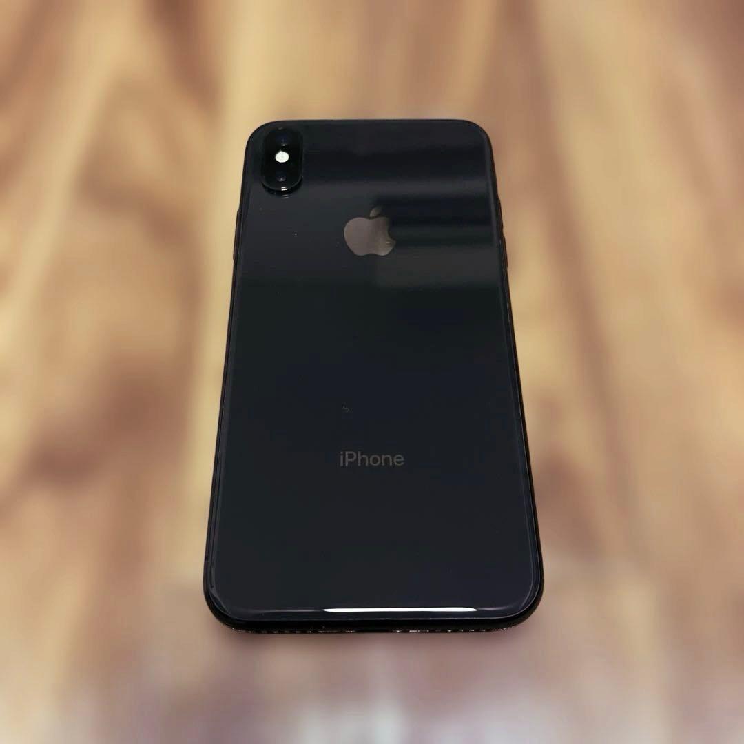 【超美品】Apple iPhoneX 256GB スペースグレイ SIMフリー