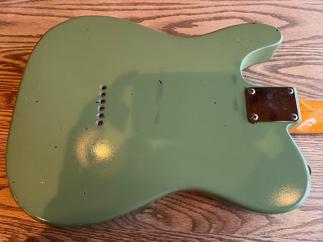 Fender Japan Telecaster系？ネックSシリアル　ボディ謎改造