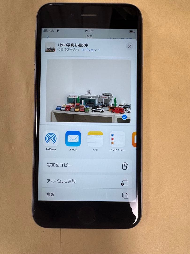 超美品バッテリー95% iPhone 6s 16GB スペースグレイ