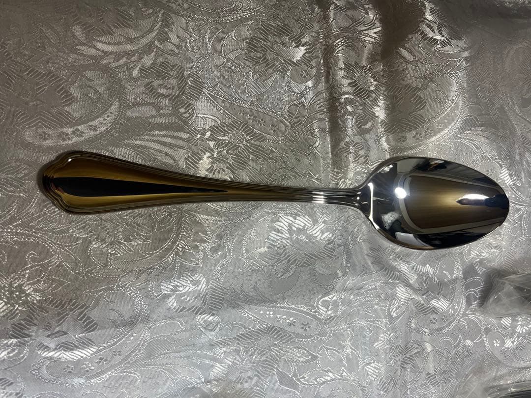 EBMシェルブールテーブルスプーン／洋白(ニッケルシルバー)新品12本まとめて