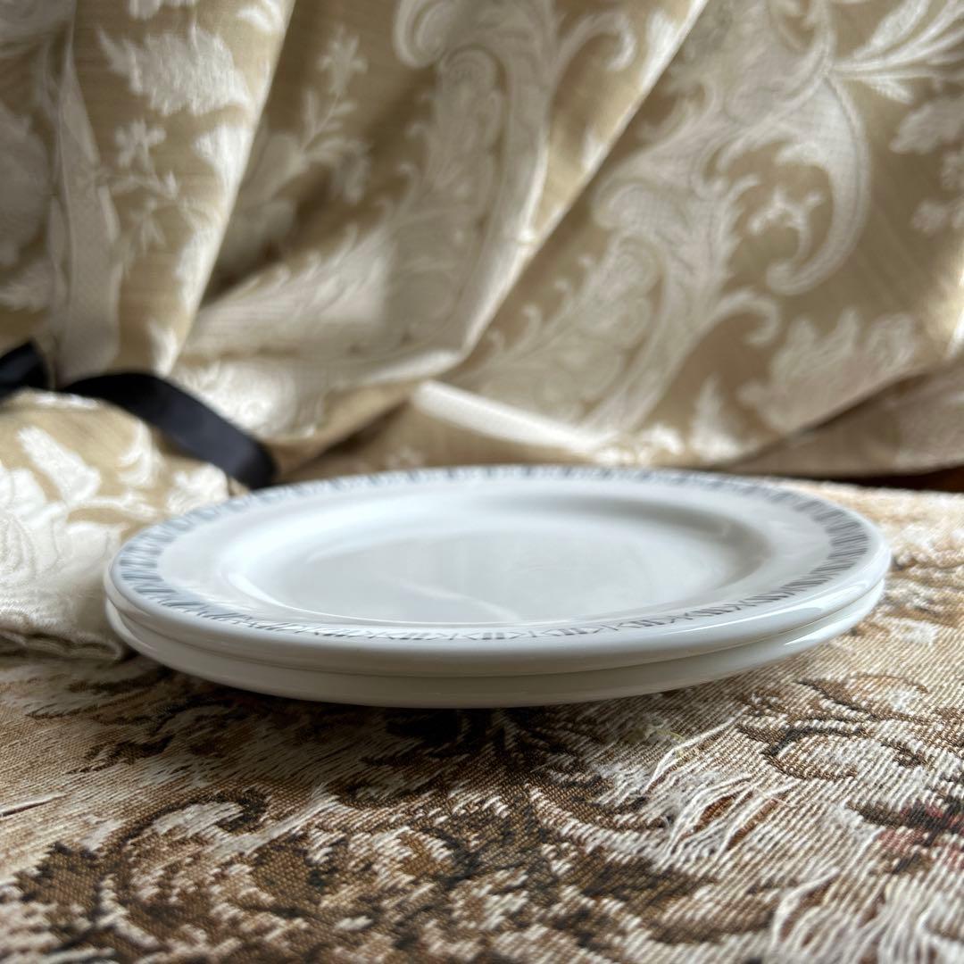 英国製 緑壺 【LLISED】英国旗ガーランドプレート