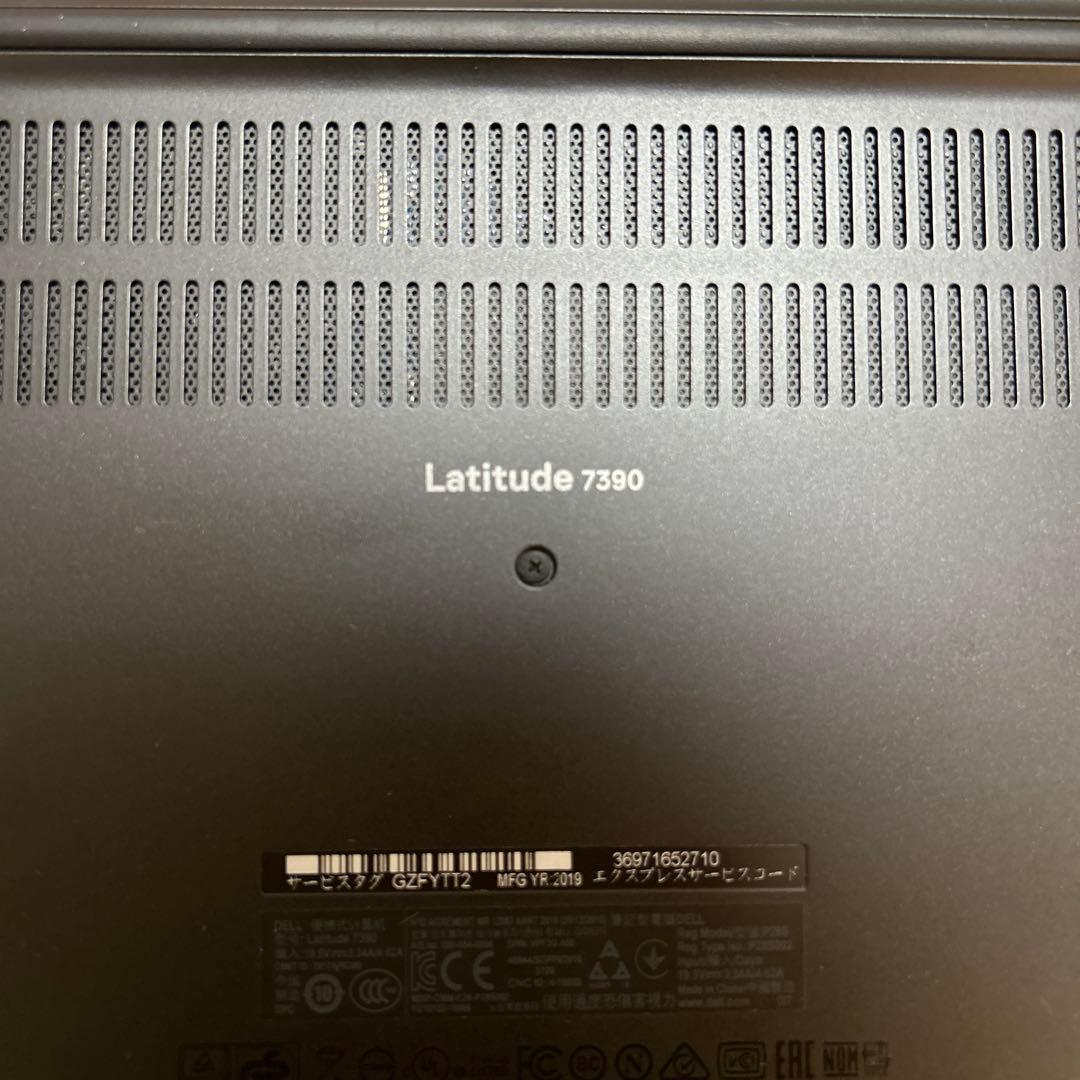 【充電器無し】Dell ノートPC LLATTITUDE 7390