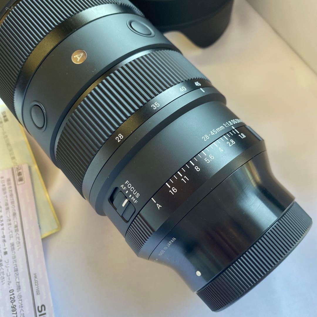美品最安値⭐︎SIGMA/28-45mm F1.8 DGDN for sony
