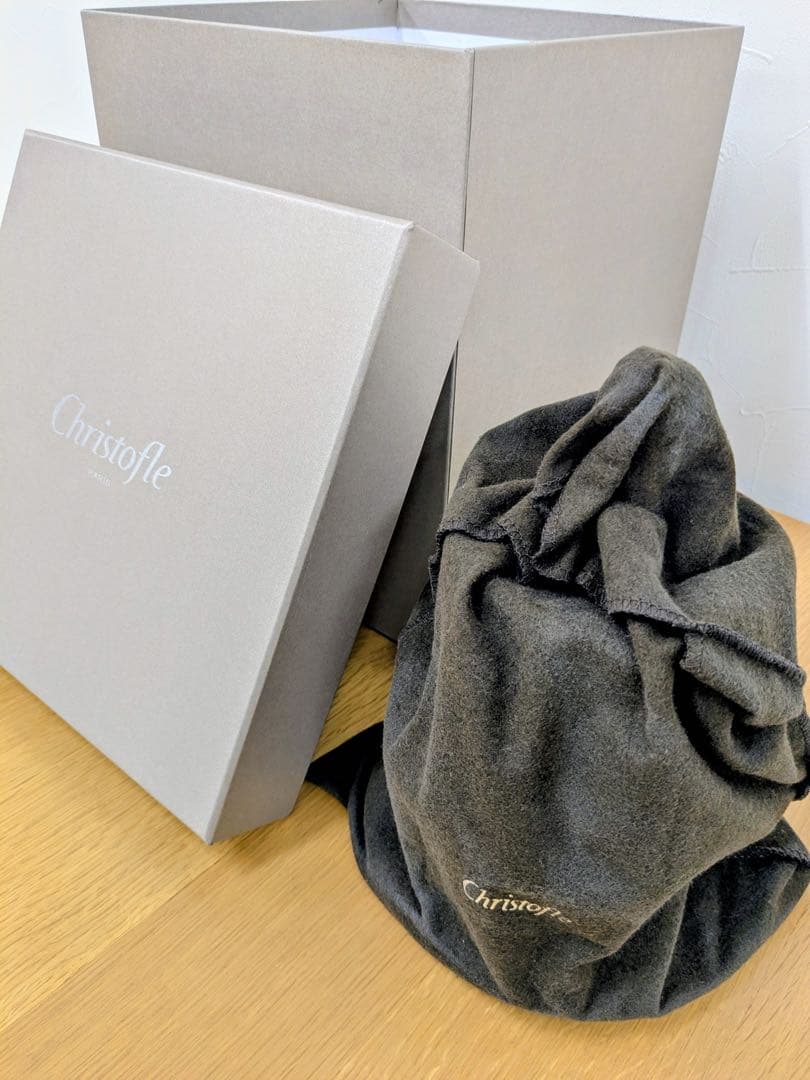 新品　未使用品　クリストフル　ケーキスタンド3段